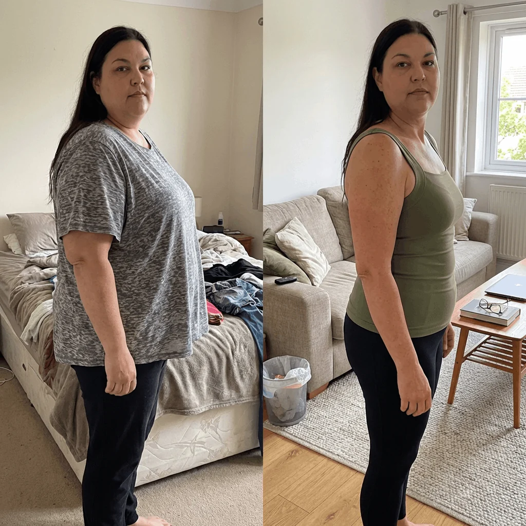 Before and after transformation comparison